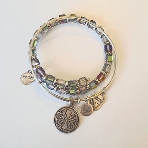 Alex and Ani energy bracelet set